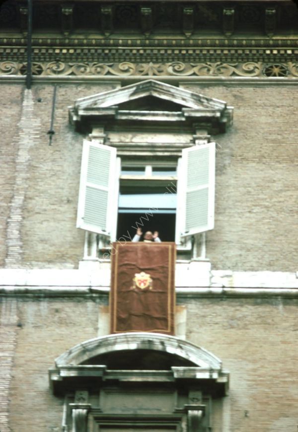 Pope at Window, St Peter's Square, Vatican